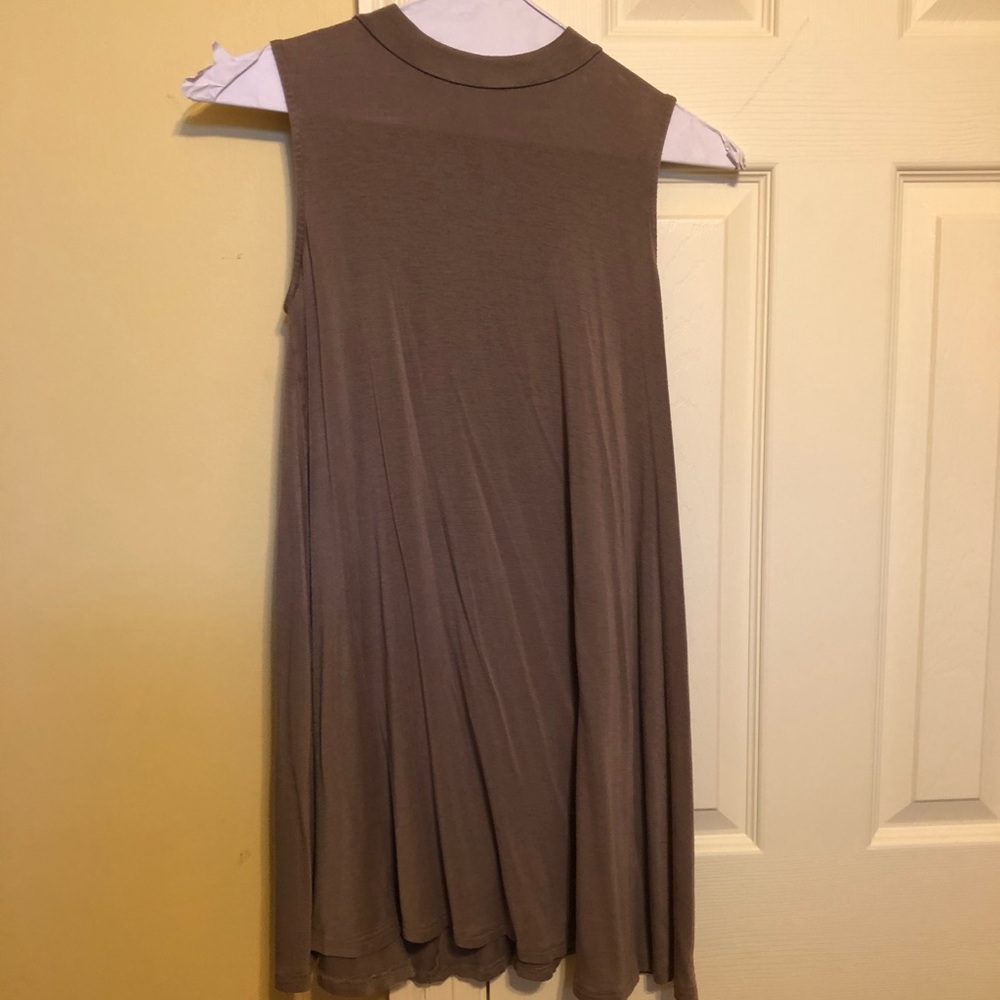 Tank high neck dress